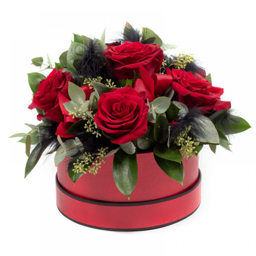 Order Valentines Flower Hat Box Galway